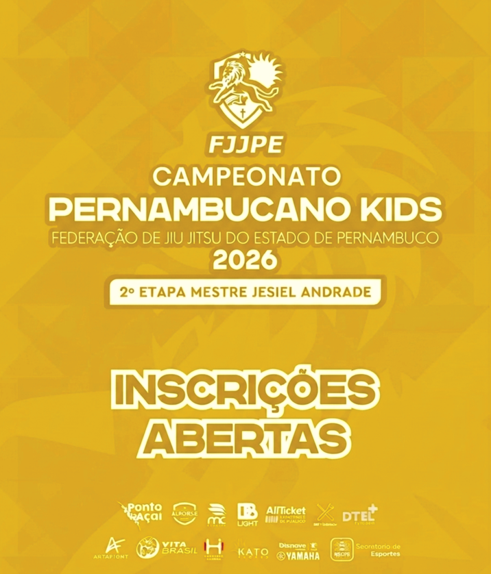 2º ETAPA PE - MESTRE JESIEL ANDRADE KIDS// 2026